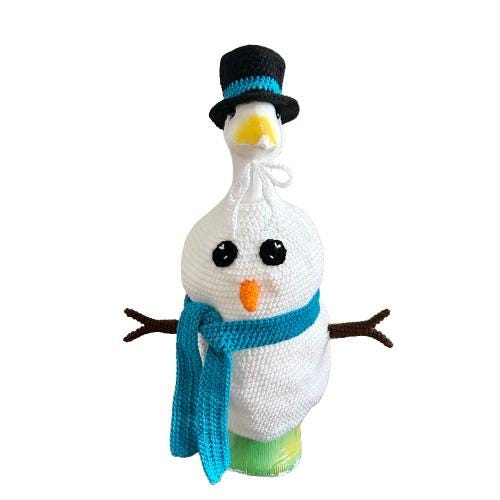 Snowman Porch Goose Crochet Pattern PDF Instant Download