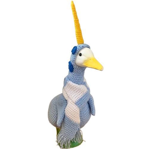 Narwhal Porch Goose Crochet Pattern PDF Instant Download