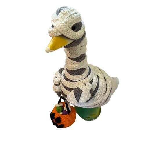 Mummy Glow in the Dark Porch Goose Crochet Pattern PDF Instant Download