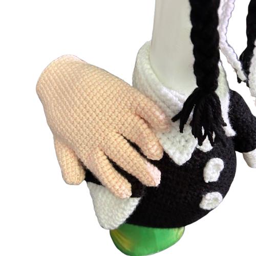 Spooky Schoolgirl Porch Goose Crochet Pattern PDF Instant Download