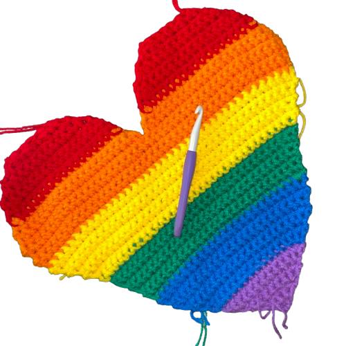 Love is Love Porch Goose Crochet Pattern PDF Instant Download