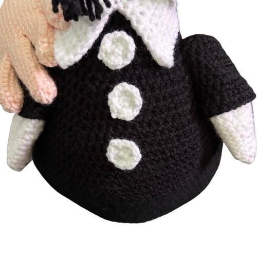 Spooky Schoolgirl Porch Goose Crochet Pattern PDF Instant Download