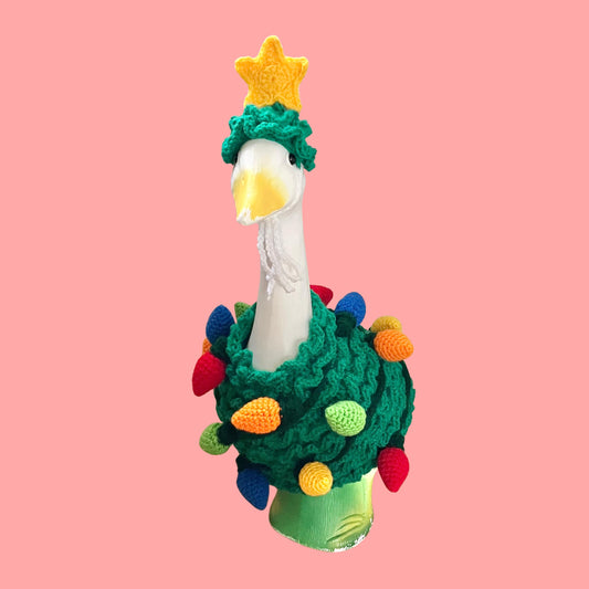 Christmas Tree Porch Goose Crochet Pattern PDF Instant Download