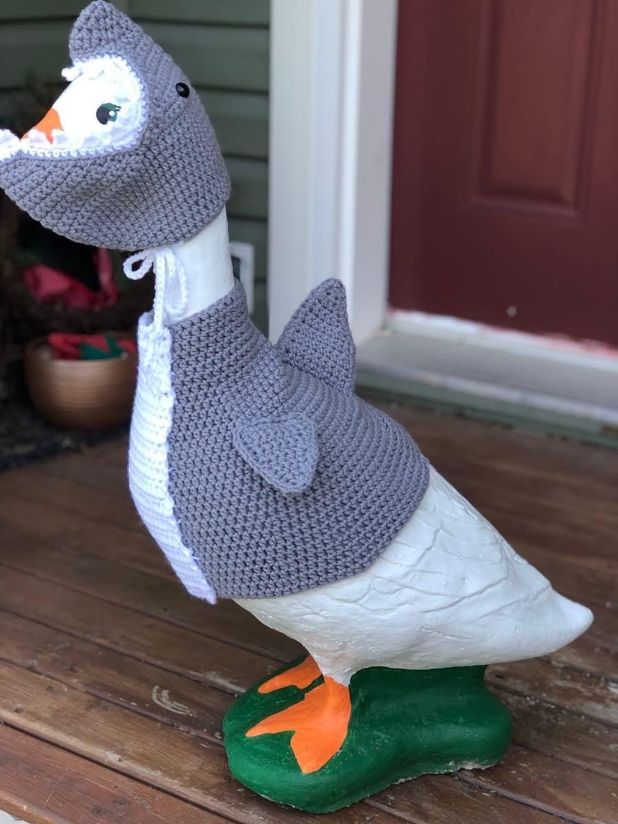 Shark Porch Goose Crochet Pattern PDF Instant Download
