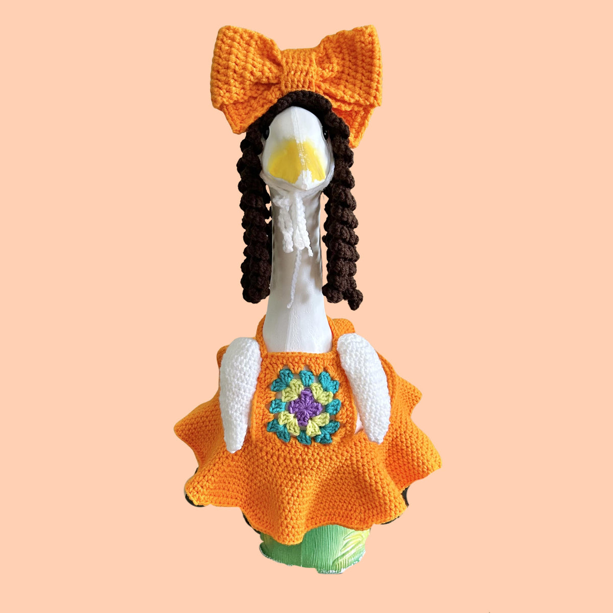 Summer Dress Porch Goose Crochet Pattern PDF Instant Download