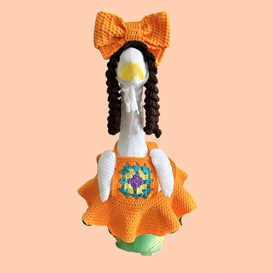 Summer Dress Porch Goose Crochet Pattern PDF Instant Download