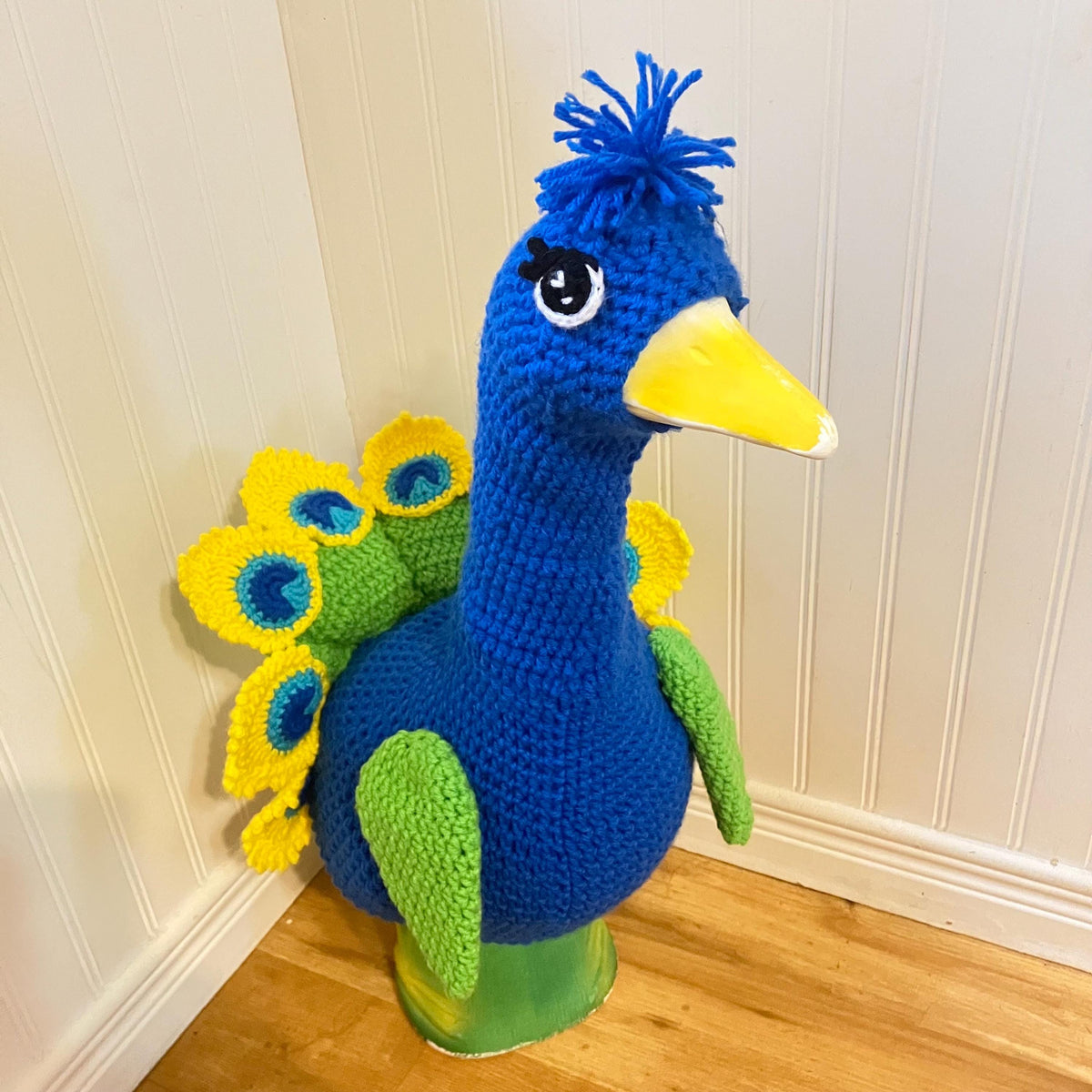 Peacock Porch Goose Crochet Pattern PDF Instant Download