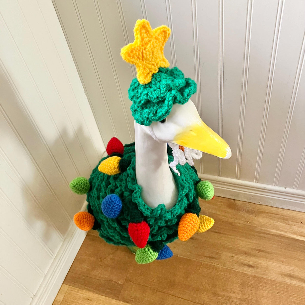 Christmas Tree Porch Goose Crochet Pattern PDF Instant Download
