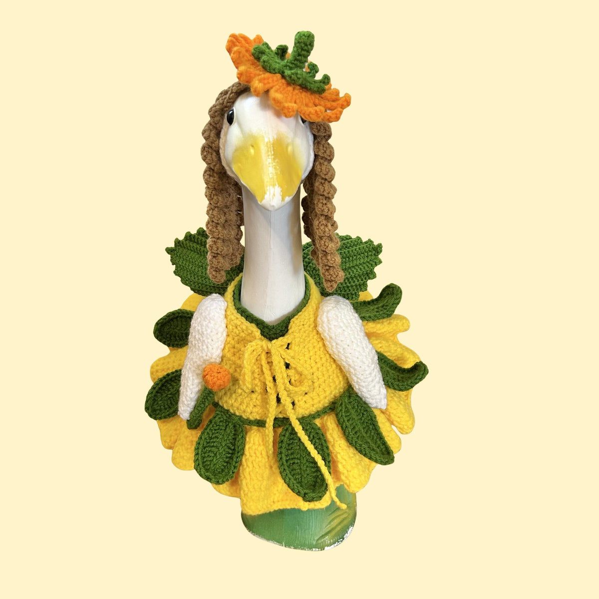 Garden Fairy Porch Goose Crochet Pattern PDF Instant Download