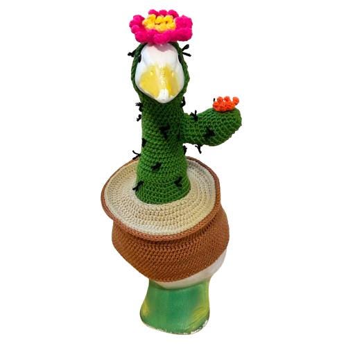 Cactus Porch Goose Crochet Pattern PDF Instant Download