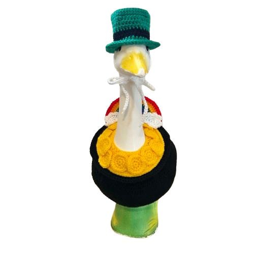 Pot Of Gold Porch Goose Crochet Pattern PDF Instant Download