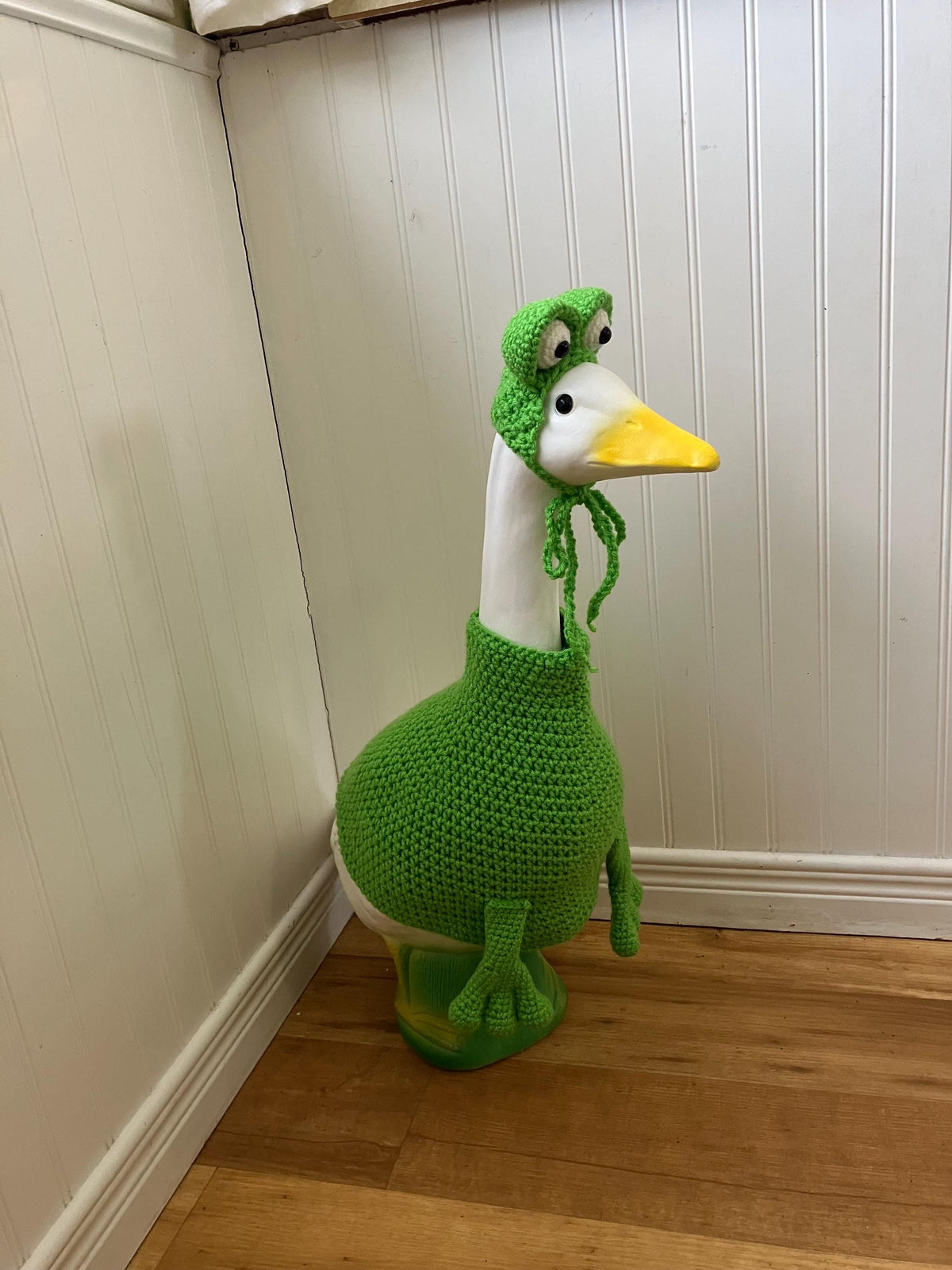 Frog Porch Goose Crochet Pattern PDF Instant Download