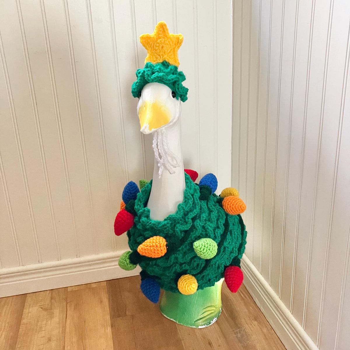 Christmas Tree Porch Goose Crochet Pattern PDF Instant Download