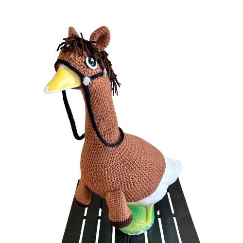 Horse Porch Goose Crochet Pattern PDF Instant Download
