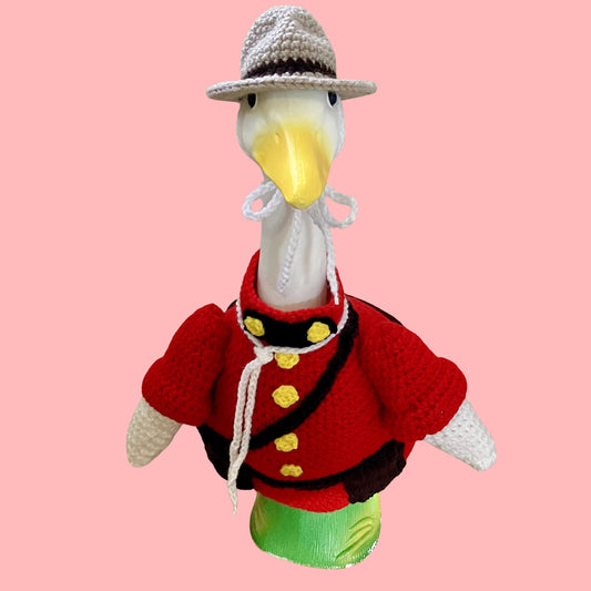 Mountie Porch Goose Crochet Pattern PDF Instant Download