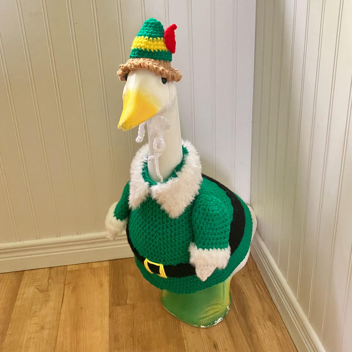 Elf Porch Goose Crochet Pattern PDF Instant Download