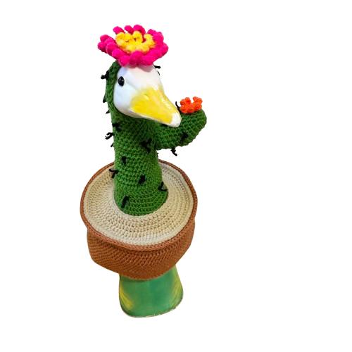 Cactus Porch Goose Crochet Pattern PDF Instant Download