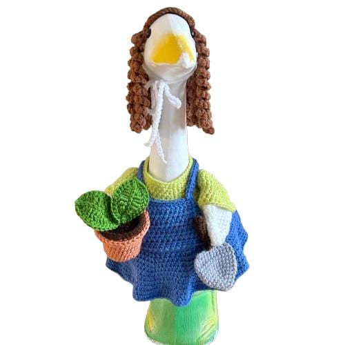 Gardener Porch Goose Crochet Pattern PDF Instant Download