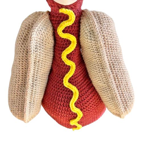 Hot Dog Porch Goose Crochet Pattern PDF Instant Download