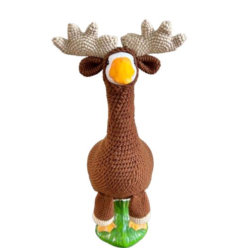 17-20” Moose Porch Goose Crochet Pattern PDF Instant Download