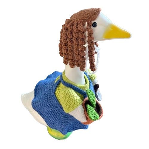 Gardener Porch Goose Crochet Pattern PDF Instant Download