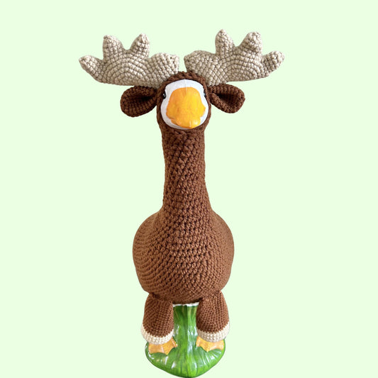 17-20” Moose Porch Goose Crochet Pattern PDF Instant Download