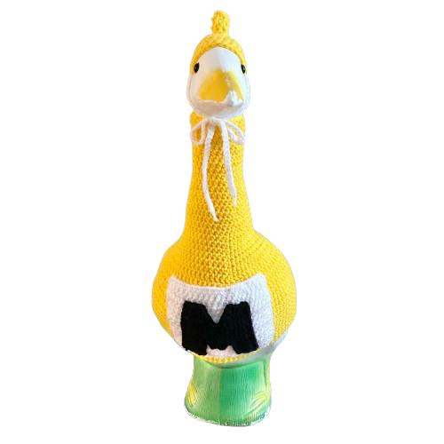 Mustard Porch Goose Crochet Pattern PDF Instant Download