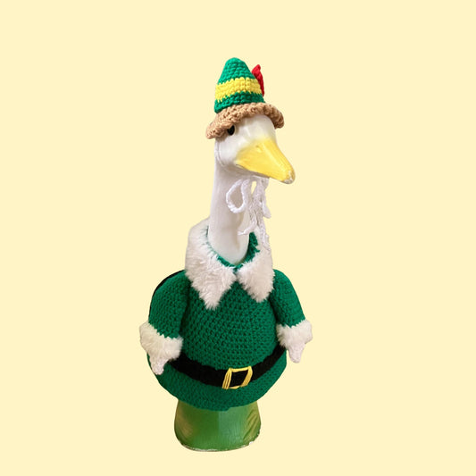 Elf Porch Goose Crochet Pattern PDF Instant Download