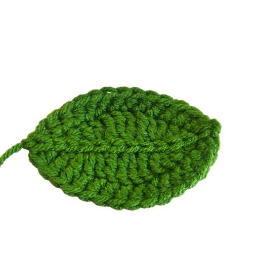 Pile Of Leaves With Rake Porch Goose Crochet Pattern PDF Instant Download