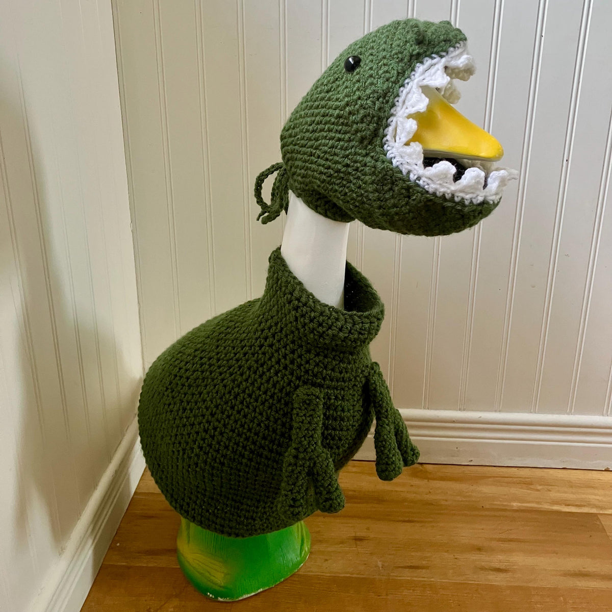 T-Rex Porch Goose Crochet Pattern PDF Instant Download