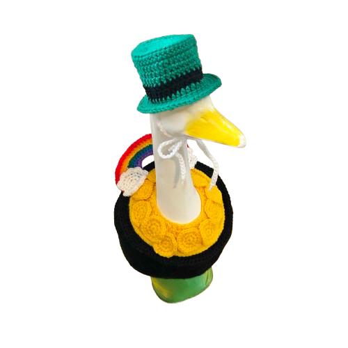 Pot Of Gold Porch Goose Crochet Pattern PDF Instant Download