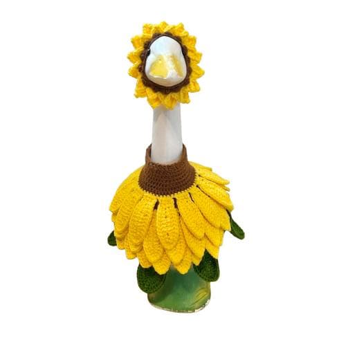 Sunflower Porch Goose Crochet Pattern PDF Instant Download
