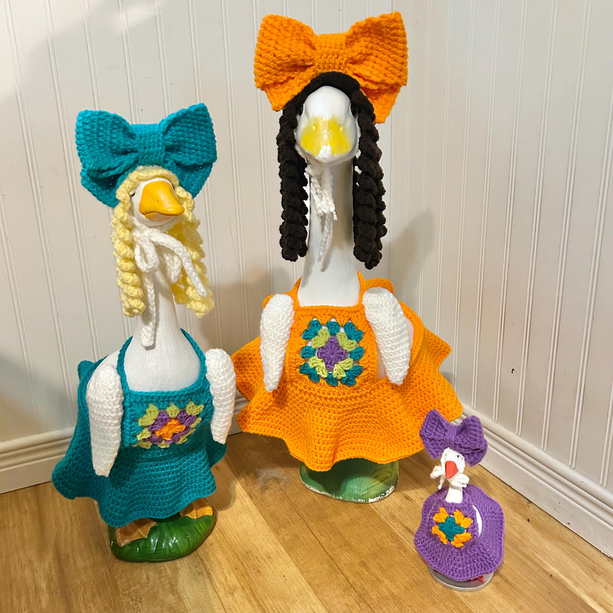 Desk Summer Dress Porch Goose Crochet Pattern PDF Instant Download