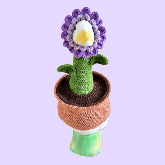 Flowerpot Porch Goose Crochet Pattern PDF Instant Download