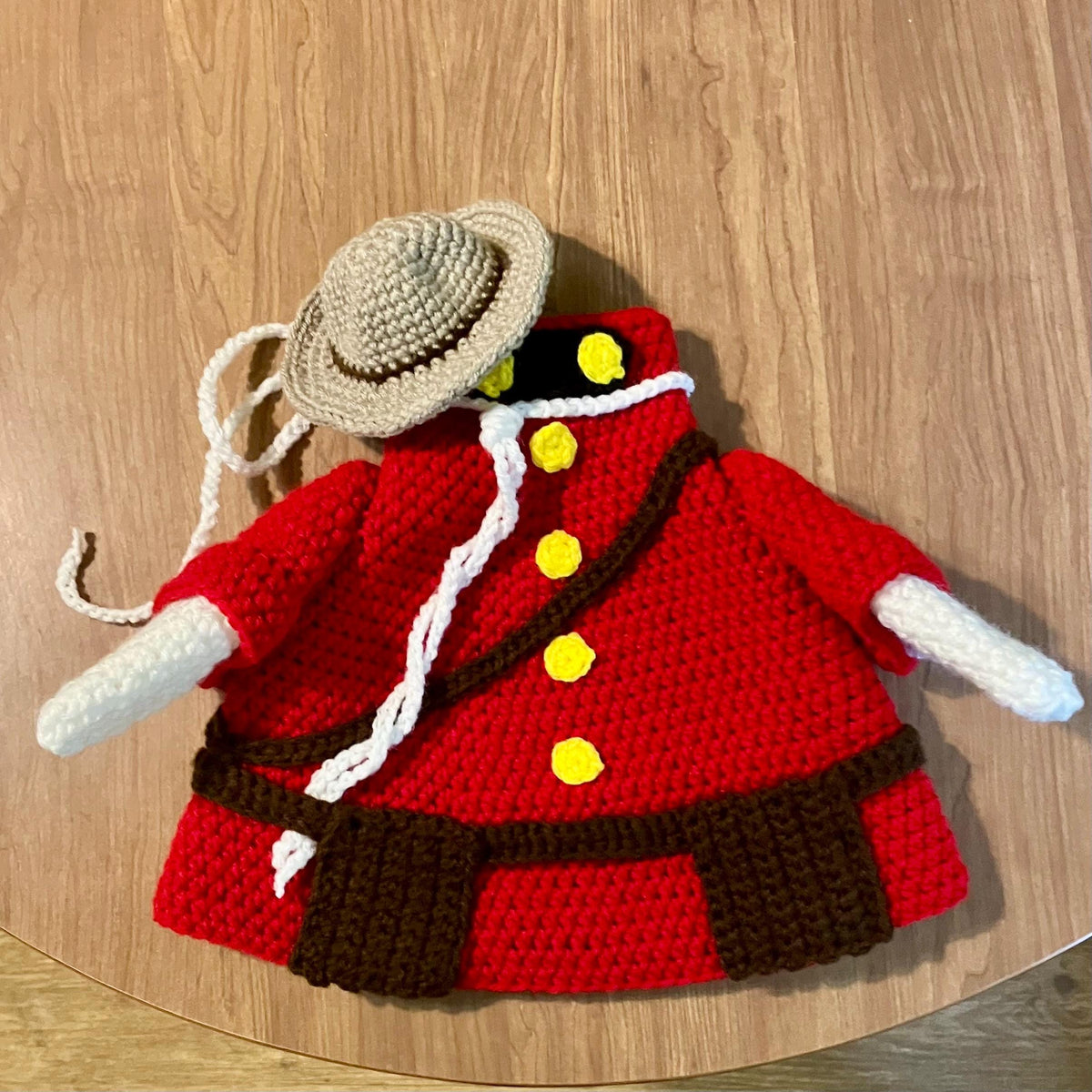 Mountie Porch Goose Crochet Pattern PDF Instant Download