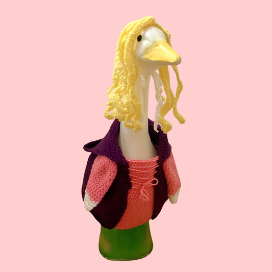 Witch Sarah Sandergoose Porch Goose Crochet Pattern PDF Instant Download