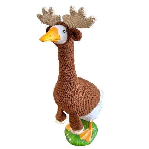 17-20” Moose Porch Goose Crochet Pattern PDF Instant Download
