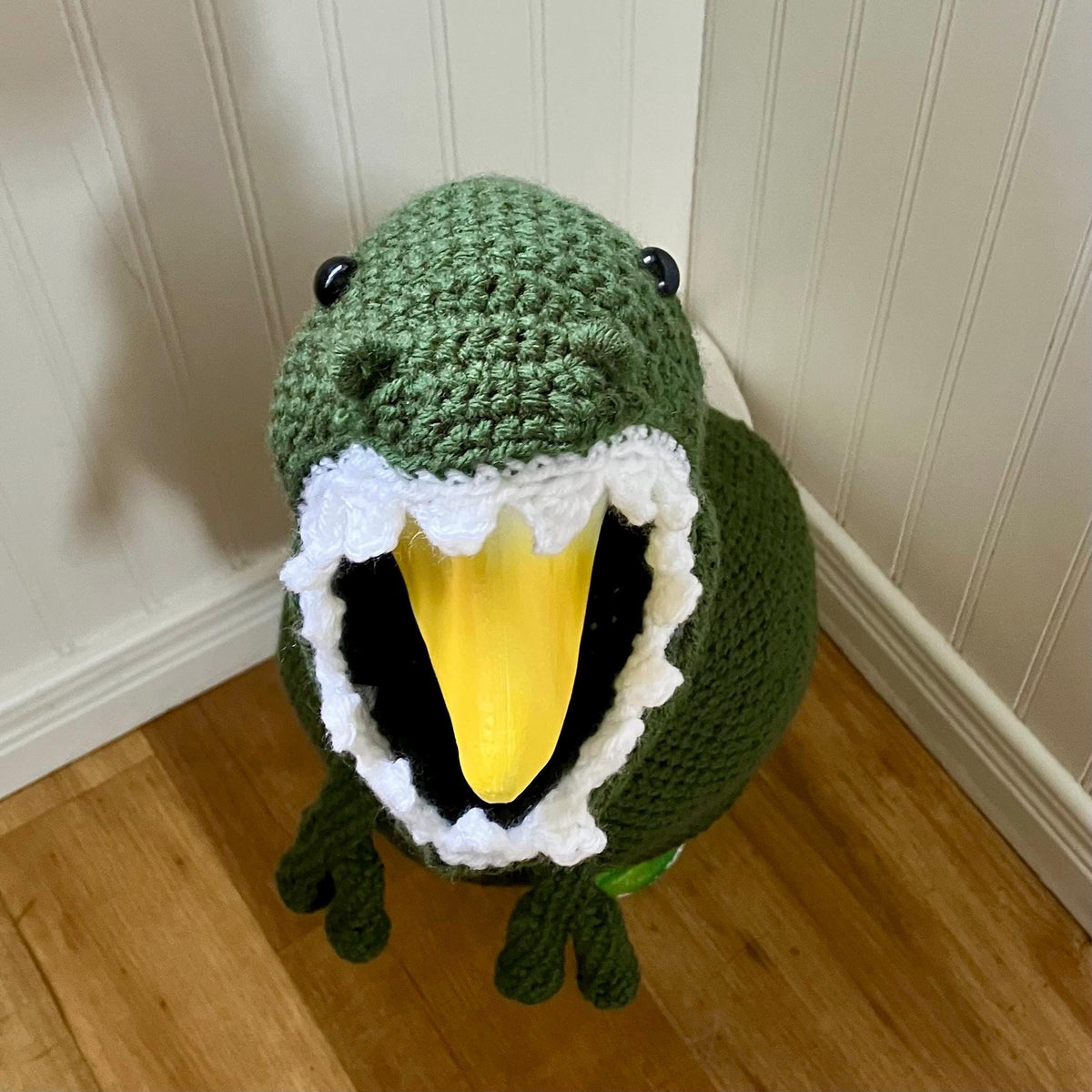 T-Rex Porch Goose Crochet Pattern PDF Instant Download