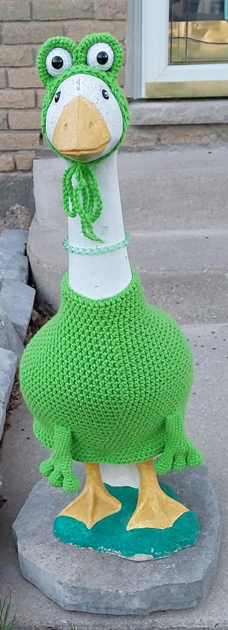 Frog Porch Goose Crochet Pattern PDF Instant Download