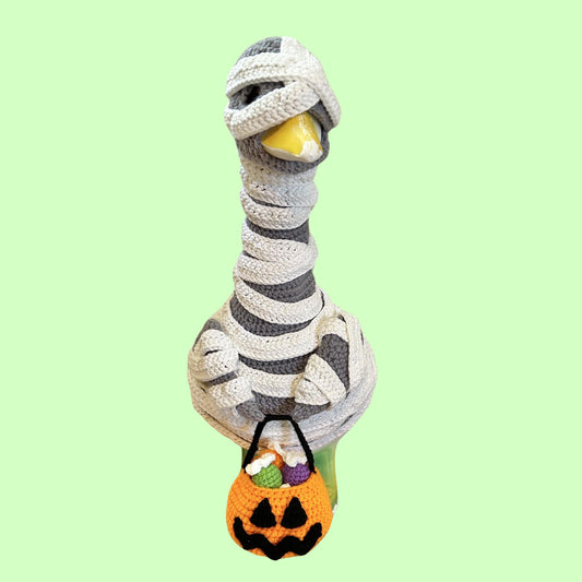Mummy Glow in the Dark Porch Goose Crochet Pattern PDF Instant Download