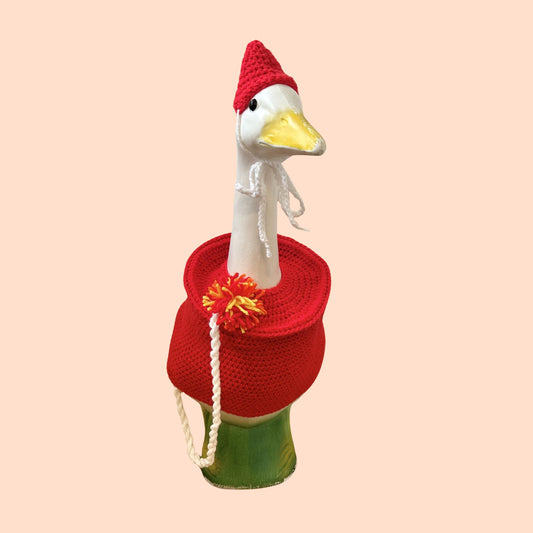 Firecracker Porch Goose Crochet Pattern PDF Instant Download