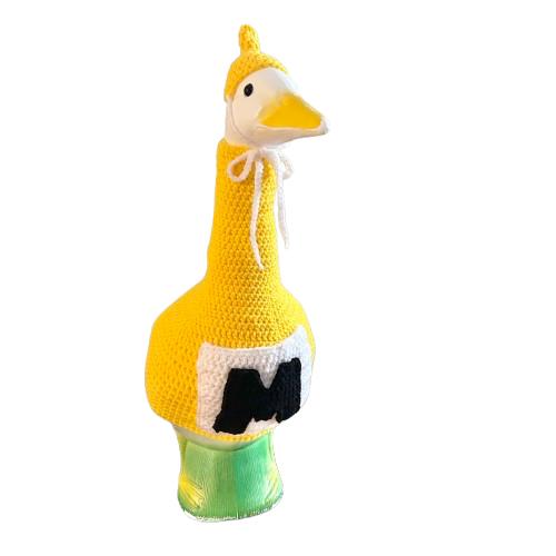 Mustard Porch Goose Crochet Pattern PDF Instant Download