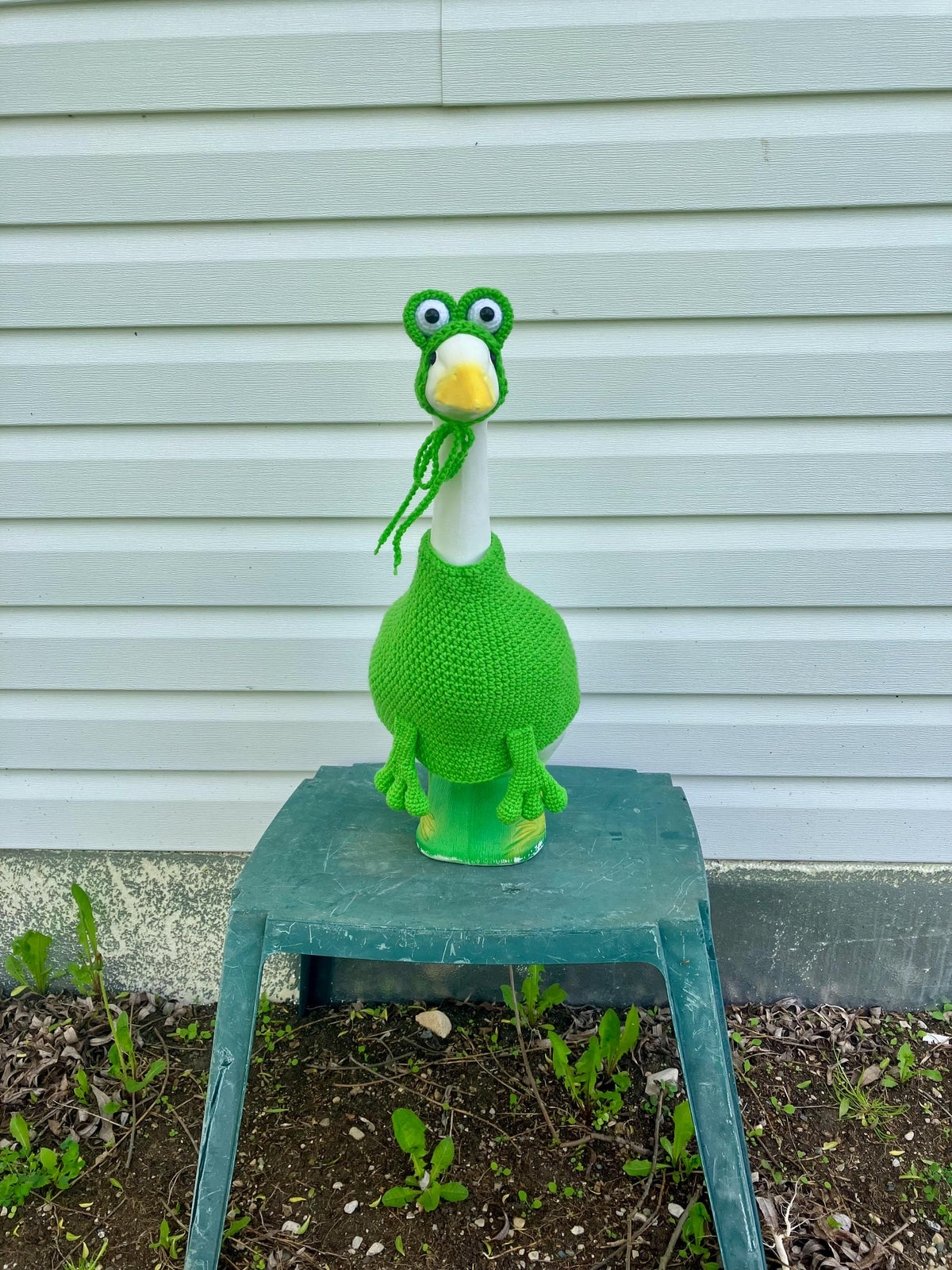 Frog Porch Goose Crochet Pattern PDF Instant Download