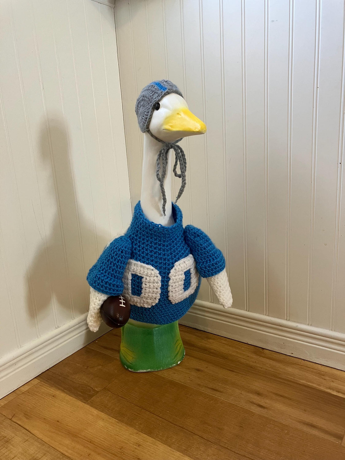 Football Porch Goose Crochet Pattern PDF Instant Download