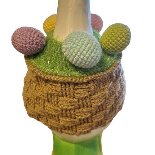Easter Basket Porch Goose Crochet Pattern PDF Instant Download