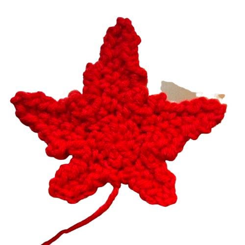 Pile Of Leaves With Rake Porch Goose Crochet Pattern PDF Instant Download