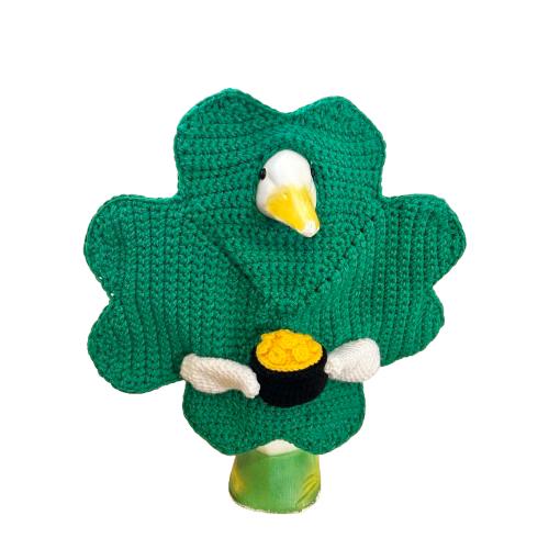Shamrock Porch Goose Crochet Pattern PDF Instant Download