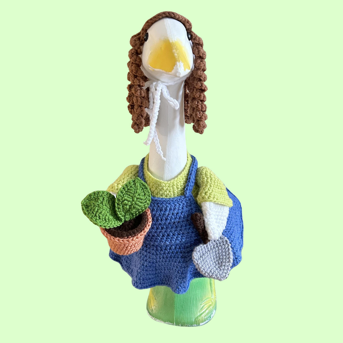 Gardener Porch Goose Crochet Pattern PDF Instant Download