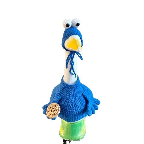 Blue Monster Porch Goose Crochet Pattern PDF Instant Download