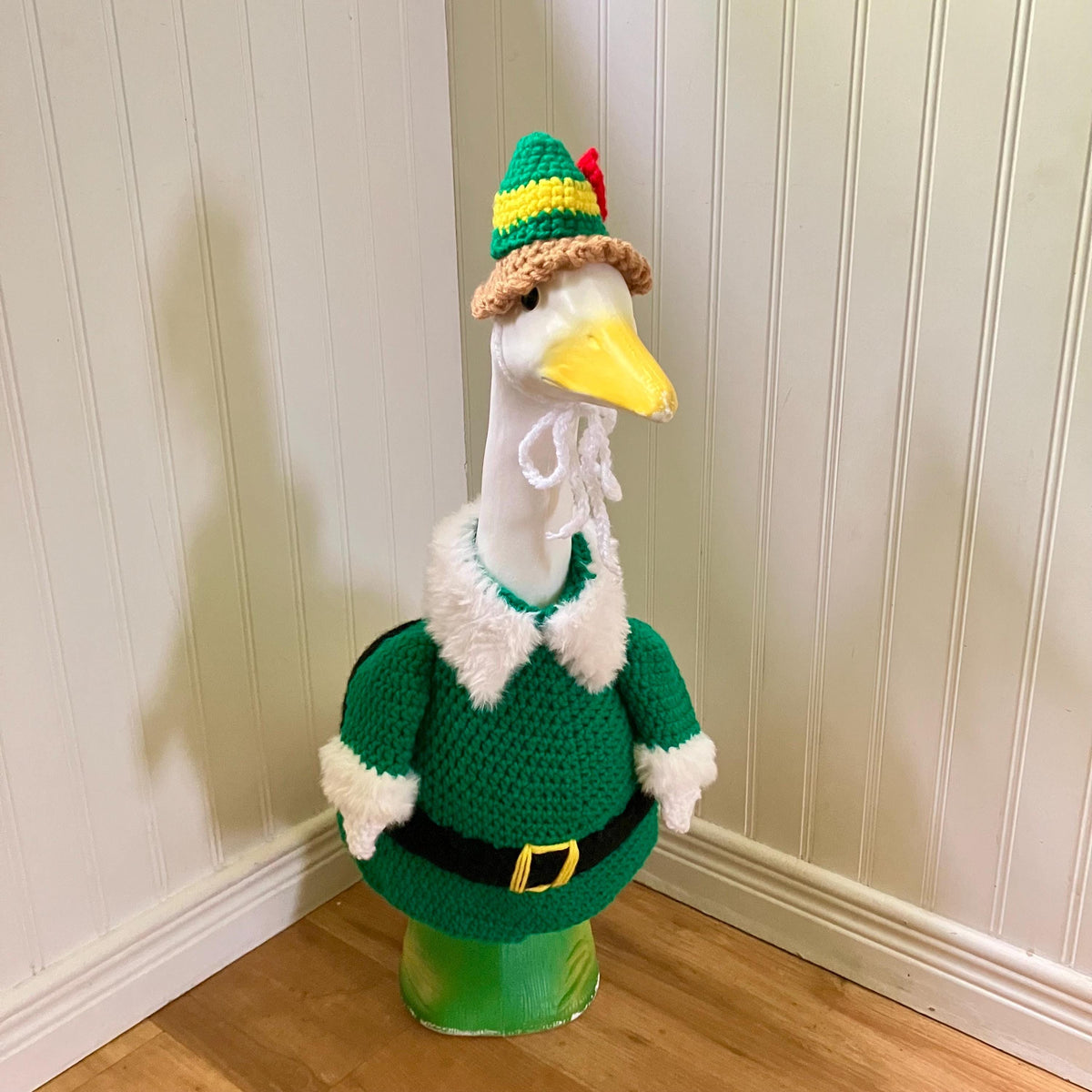 Elf Porch Goose Crochet Pattern PDF Instant Download